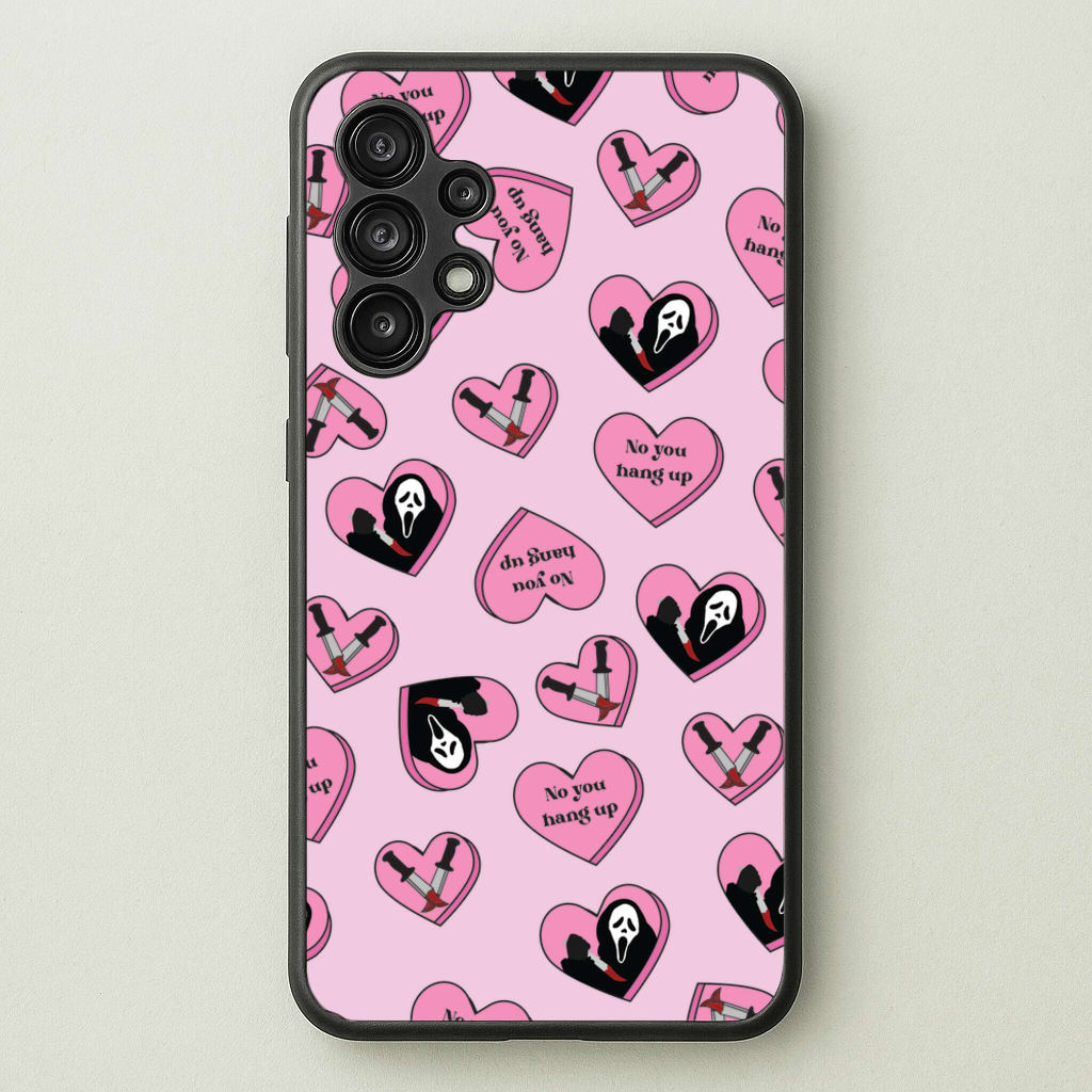 No You Hang Up Love Hearts - Scream Phone Case for Galaxy A13