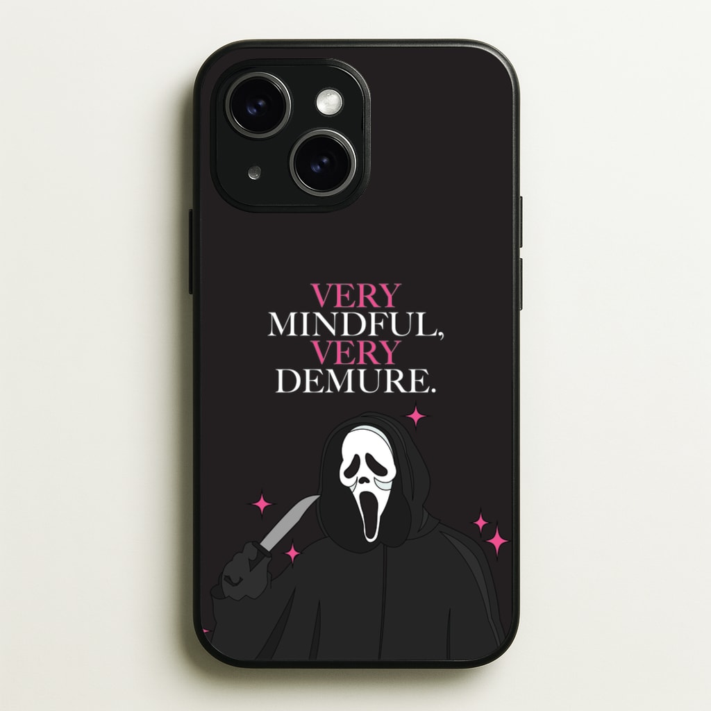 Very Mindful, Very Demure - Scream Phone Case for iPhone 15