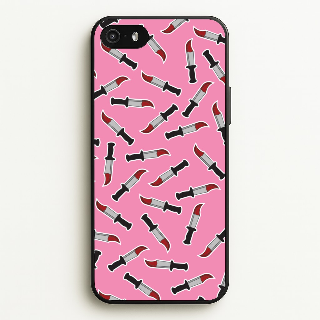 Bloody Knife Pattern - Scream Phone Case for iPhone 5 / 5s / SE 2016