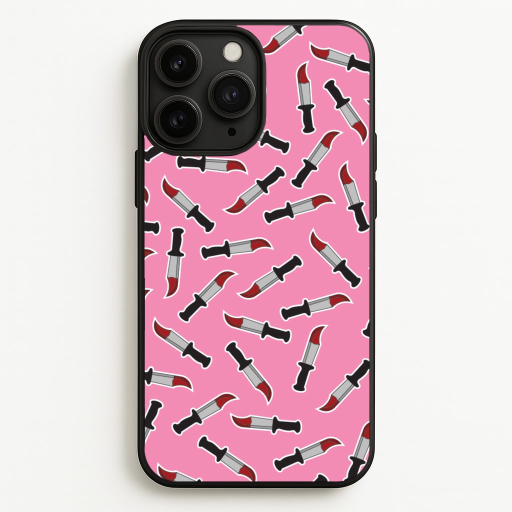 Bloody Knife Pattern - Scream Phone Case for iPhone 11 Pro