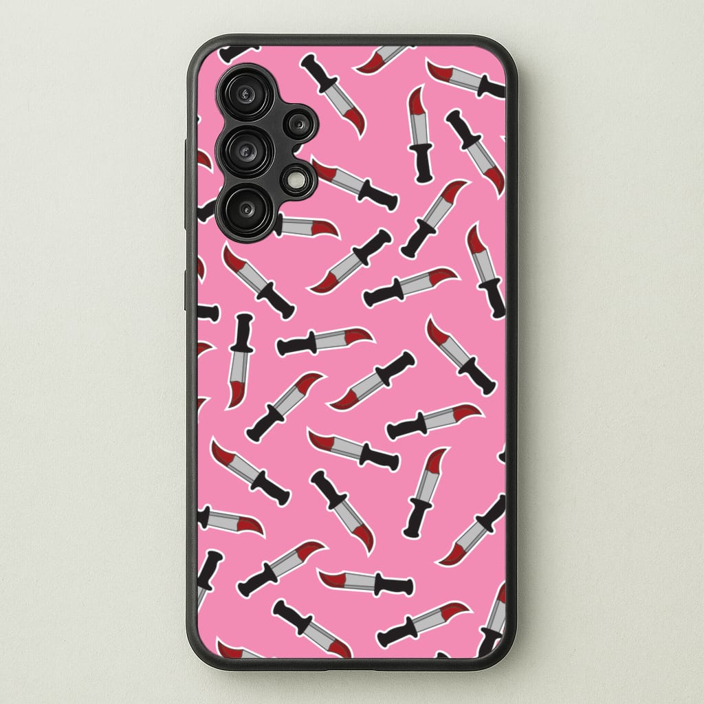 Bloody Knife Pattern - Scream Phone Case for Galaxy A13