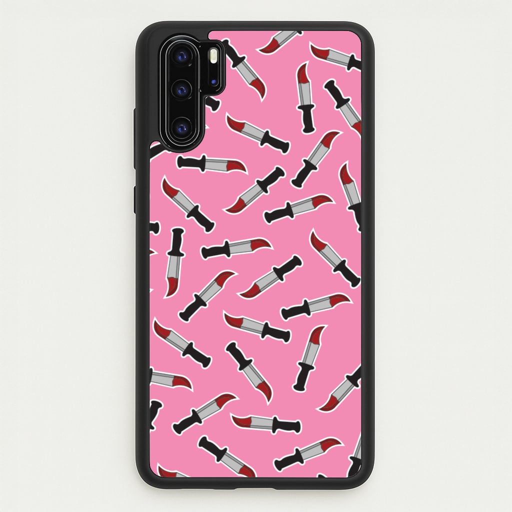 Bloody Knife Pattern - Scream Phone Case for Huawei P30 Pro