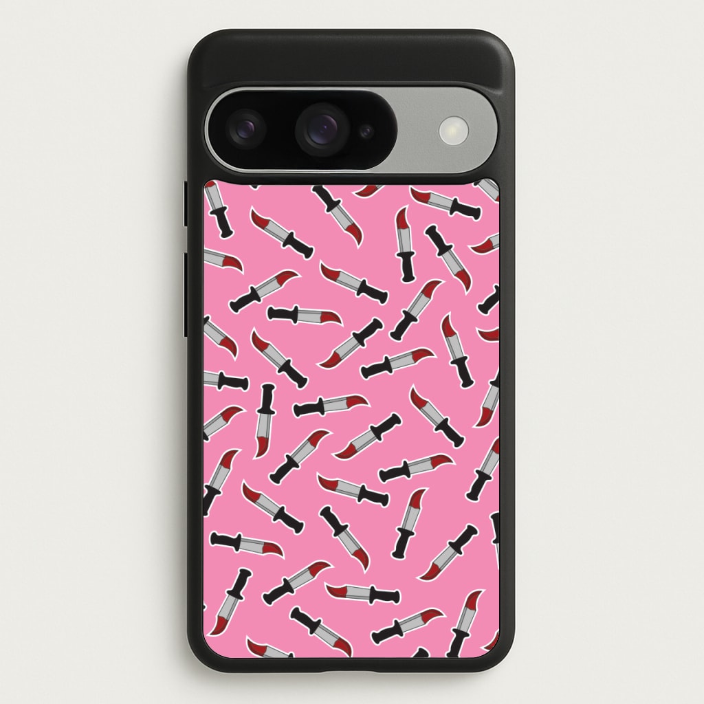 Bloody Knife Pattern Phone Case for Google Pixel 10 / 10 Pro