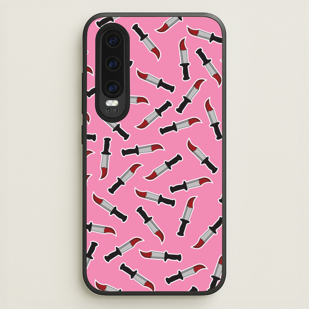 Bloody Knife Pattern - Scream Phone Case for Huawei P30