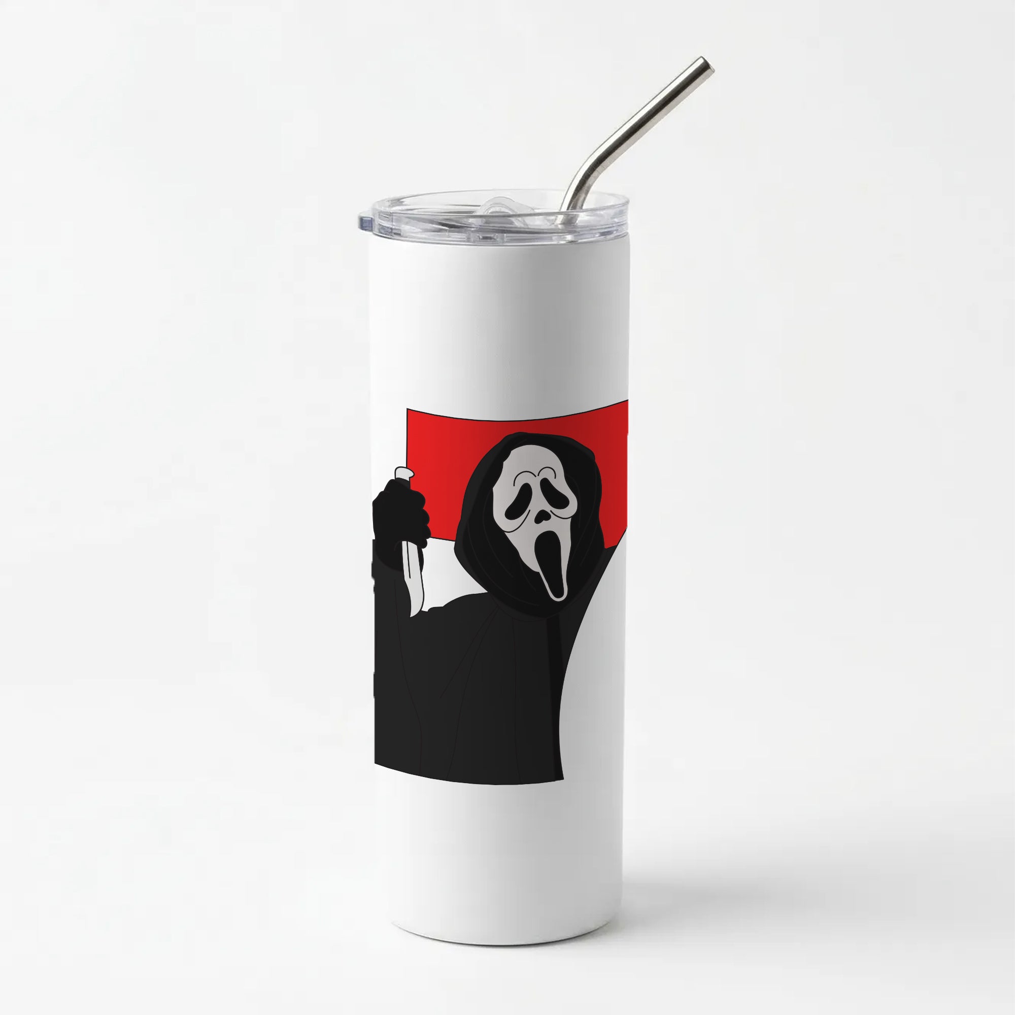 Ghostface 7 Skinny Tumbler