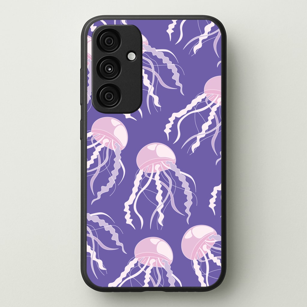 Jellyfish Pattern - Sealife - Sealife Phone Case for Galaxy A35