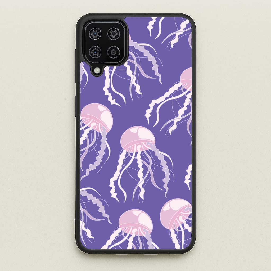 Jellyfish Pattern - Sealife - Sealife Phone Case for Galaxy A12
