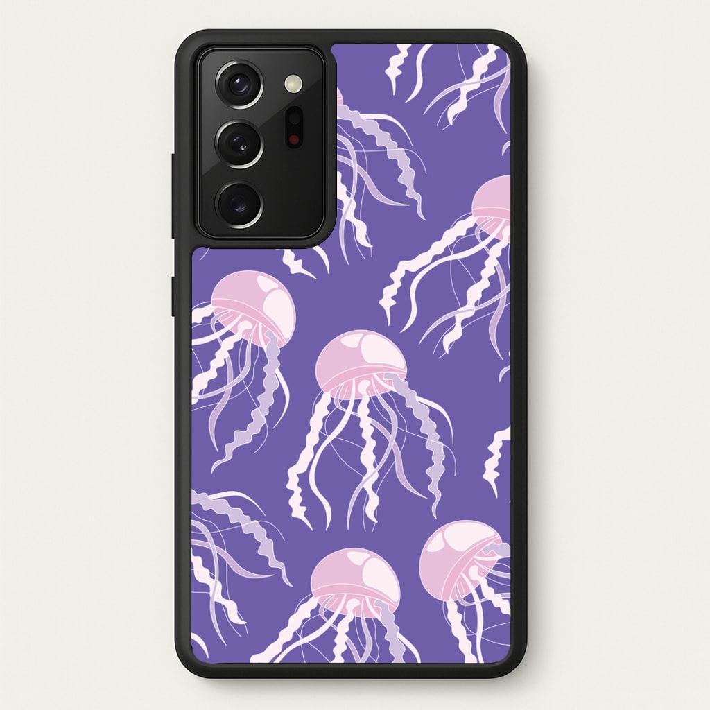 Jellyfish Pattern - Sealife - Sealife Phone Case for Galaxy Note 20 Ultra