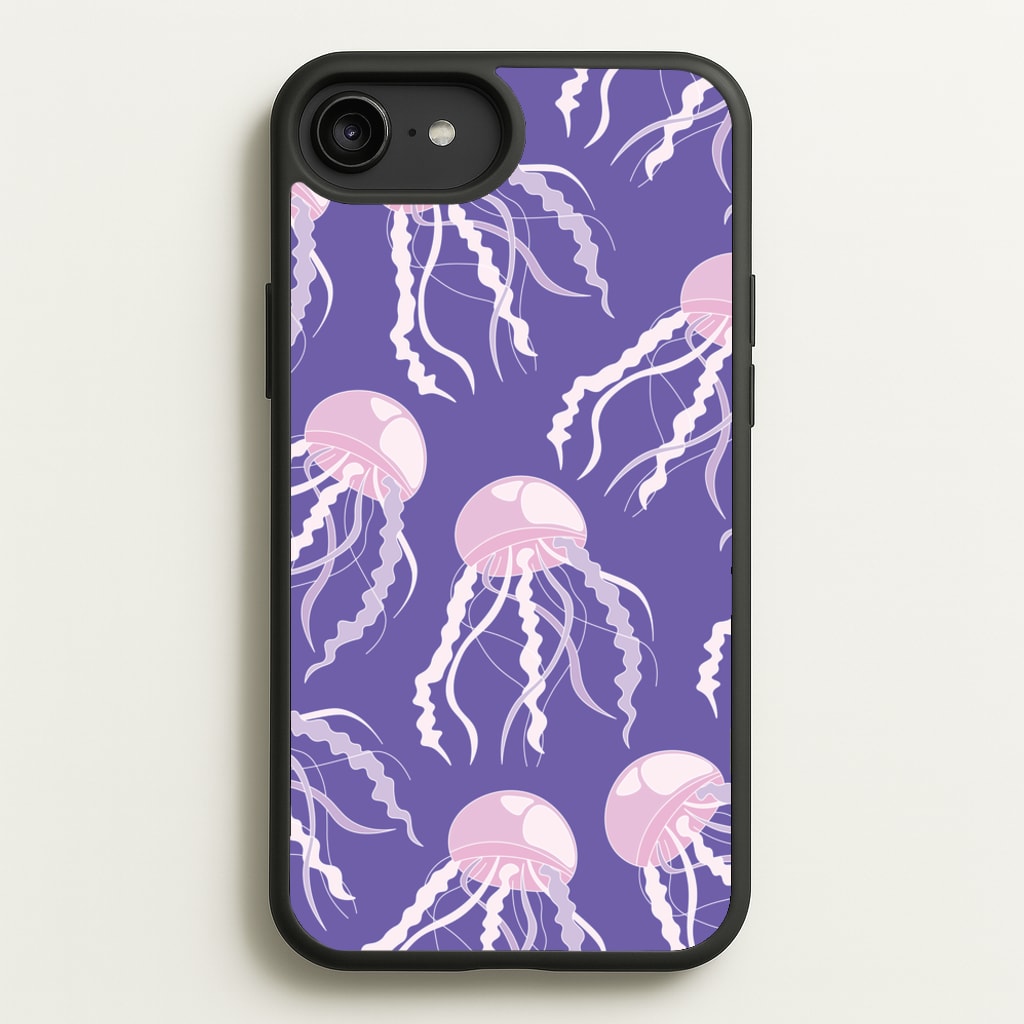 Jellyfish Pattern - Sealife - Sealife Phone Case for iPhone 6 Plus / 7 Plus / 8 Plus