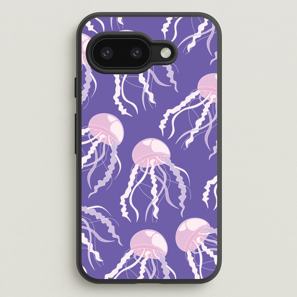 Jellyfish Pattern - Sealife - Sealife Phone Case for Google Pixel 9a