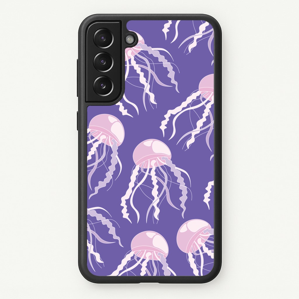 Jellyfish Pattern - Sealife - Sealife Phone Case for Galaxy S22 Plus