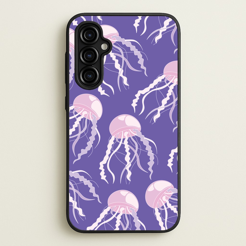 Jellyfish Pattern - Sealife - Sealife Phone Case for Galaxy A54