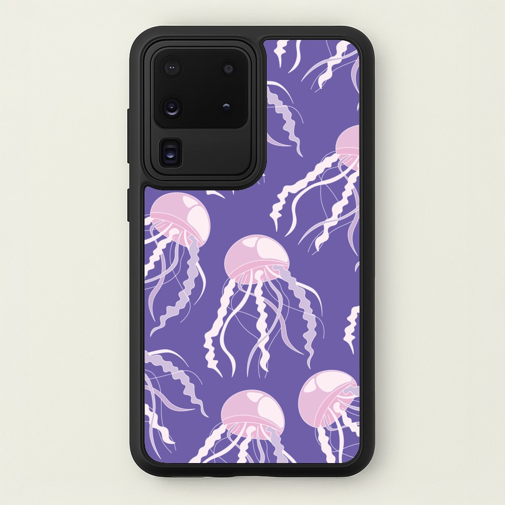 Jellyfish Pattern - Sealife - Sealife Phone Case for Galaxy S20 Ultra