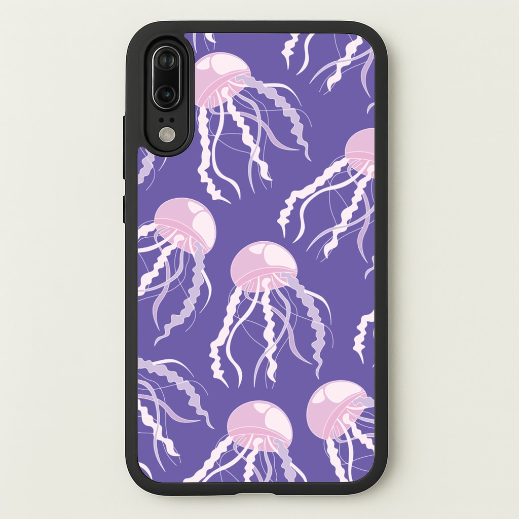 Jellyfish Pattern - Sealife - Sealife Phone Case for Huawei P20