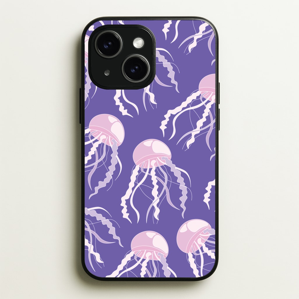 Jellyfish Pattern - Sealife - Sealife Phone Case for iPhone 14 Plus