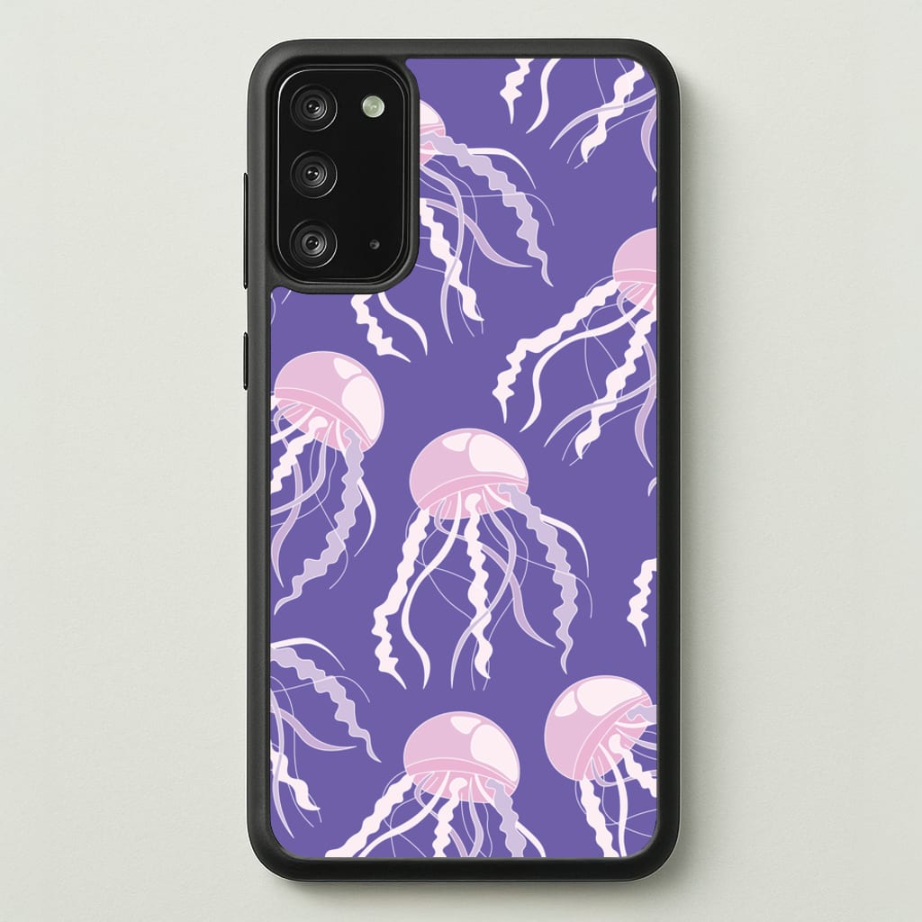 Jellyfish Pattern - Sealife - Sealife Phone Case for Galaxy Note 20