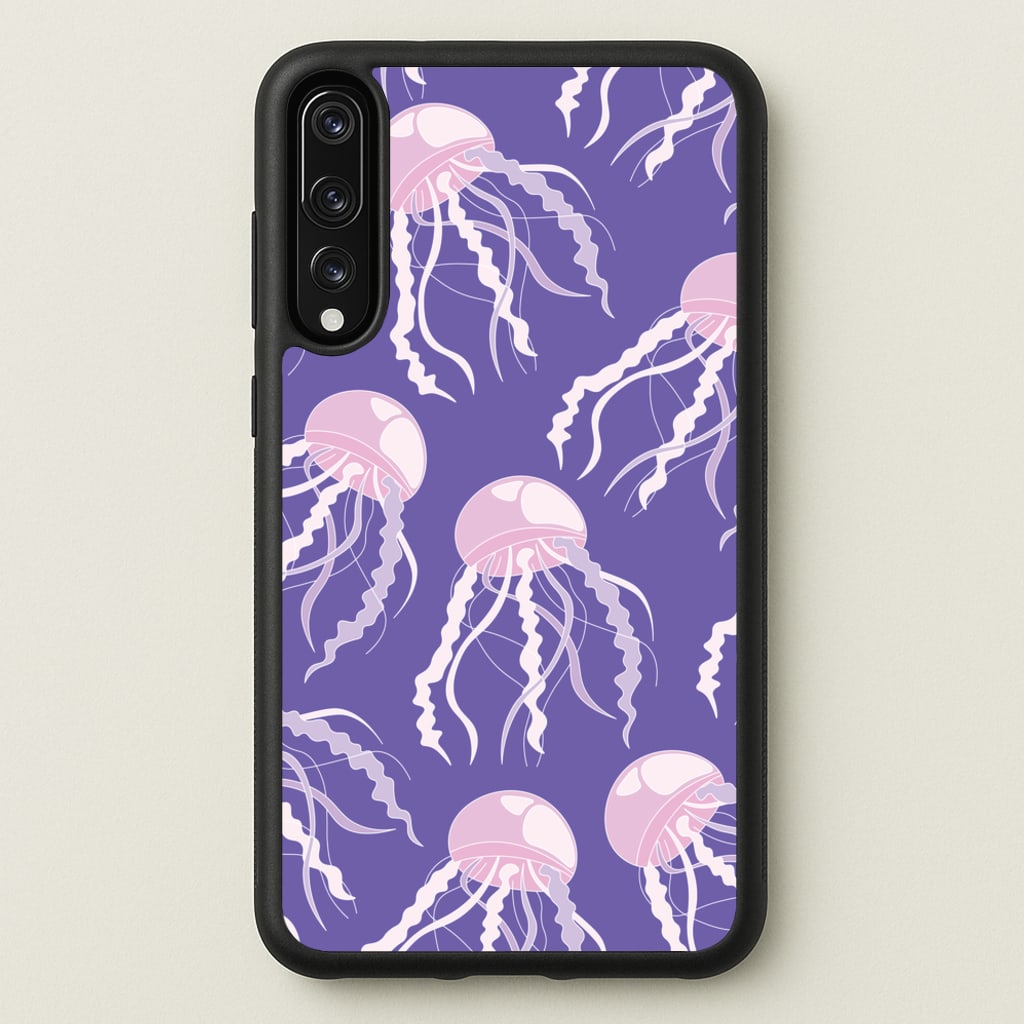Jellyfish Pattern - Sealife - Sealife Phone Case for Huawei P20 Pro