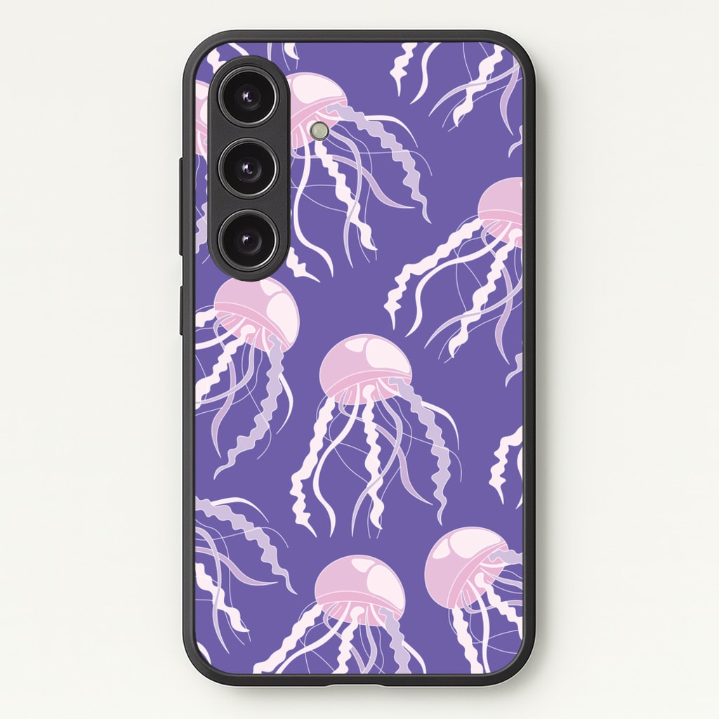 Jellyfish Pattern - Sealife - Sealife Phone Case for Galaxy S25 Plus
