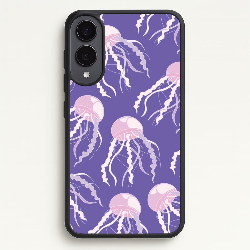 Jellyfish Pattern - Sealife - Sealife Phone Case for Galaxy S25 Edge