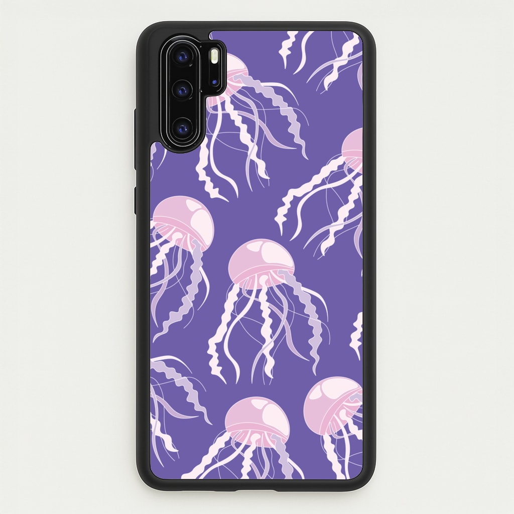 Jellyfish Pattern - Sealife - Sealife Phone Case for Huawei P30 Pro