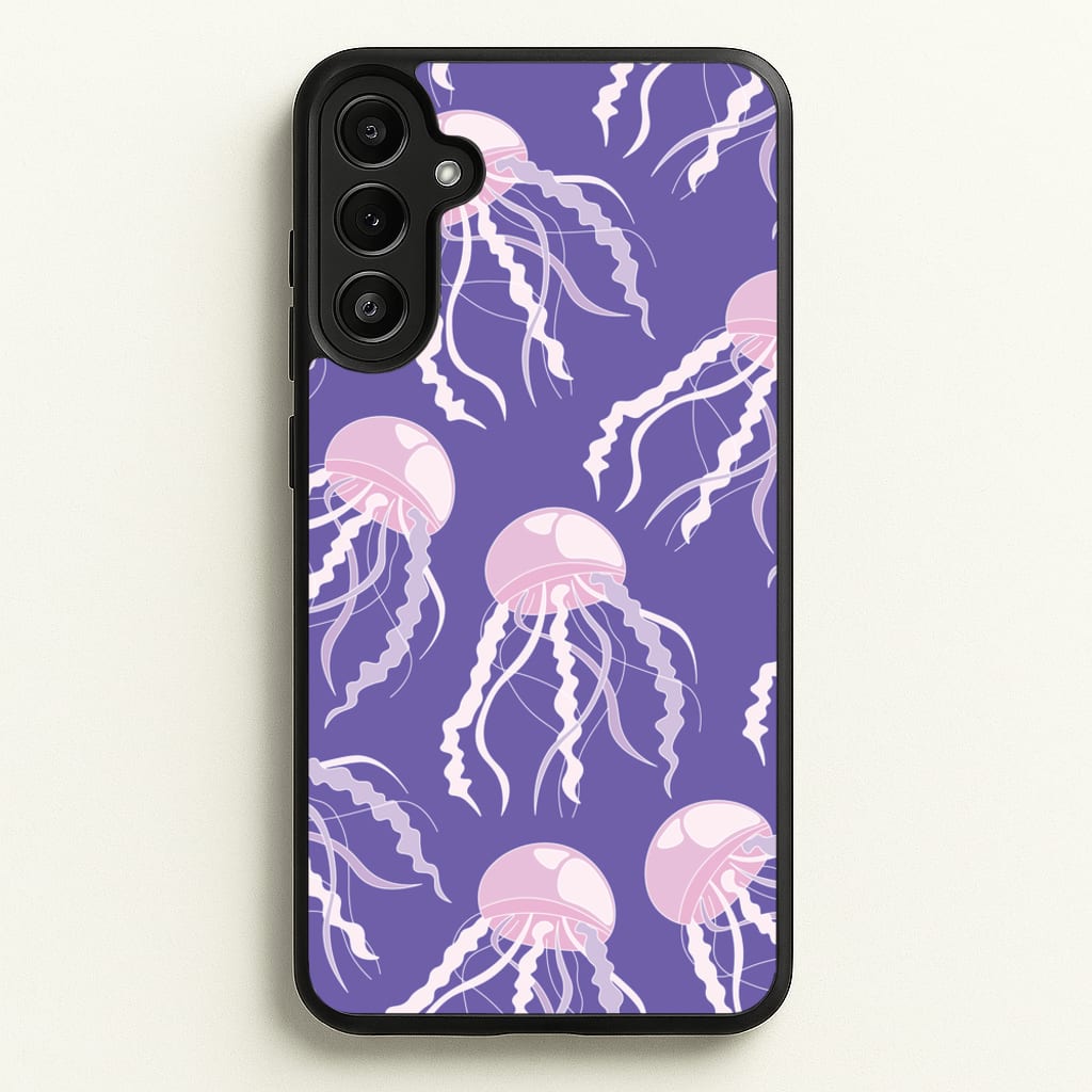 Jellyfish Pattern - Sealife - Sealife Phone Case for Galaxy A34
