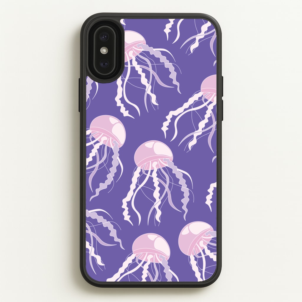 Jellyfish Pattern - Sealife - Sealife Phone Case for iPhone XS Max