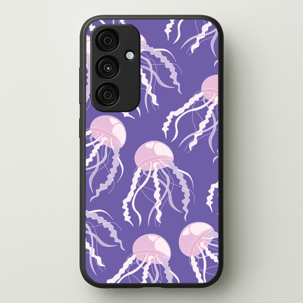 Jellyfish Pattern - Sealife - Sealife Phone Case for Galaxy A55