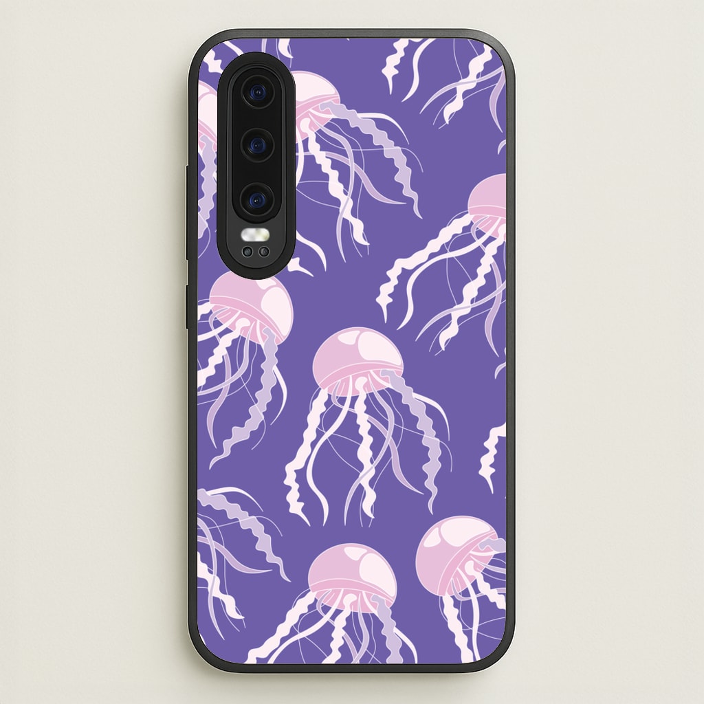 Jellyfish Pattern - Sealife - Sealife Phone Case for Huawei P30