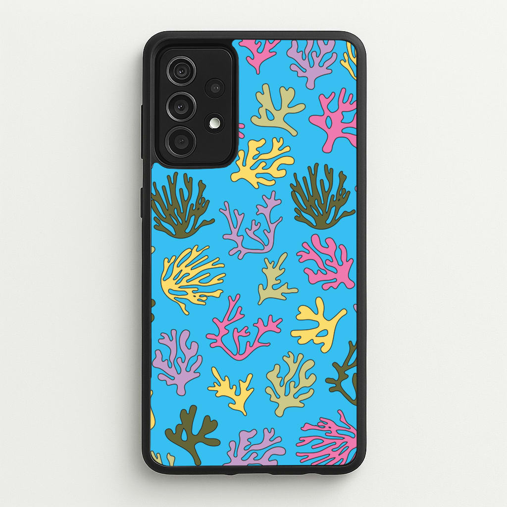 Coral Pattern - Sealife - Sealife Phone Case for Galaxy A52 / A52s