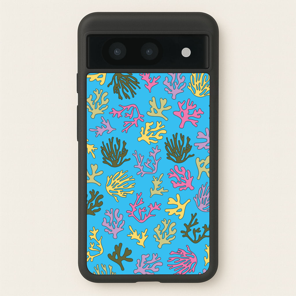 Coral Pattern - Sealife - Sealife Phone Case for Google Pixel 8a