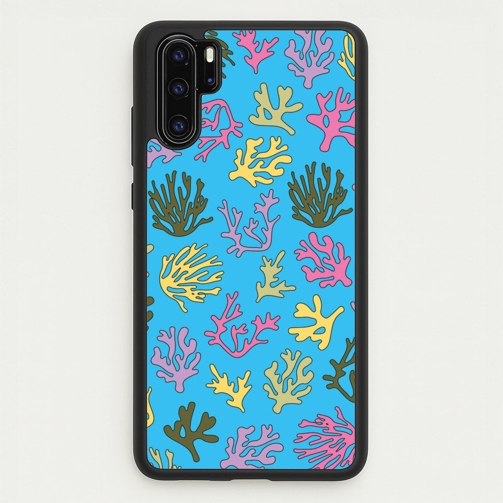 Coral Pattern - Sealife - Sealife Phone Case for Huawei P30 Pro