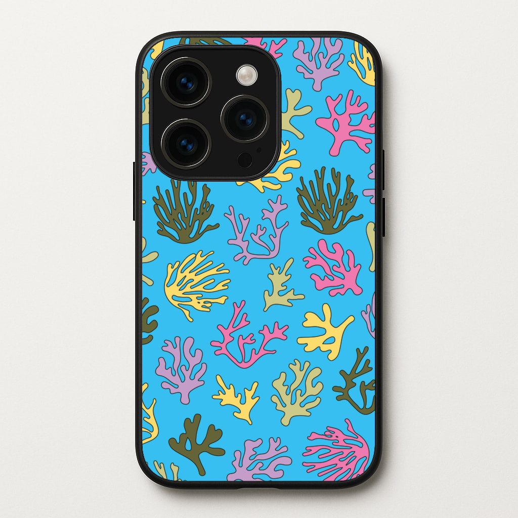 Coral Pattern - Sealife - Sealife Phone Case for iPhone 15 Pro Max