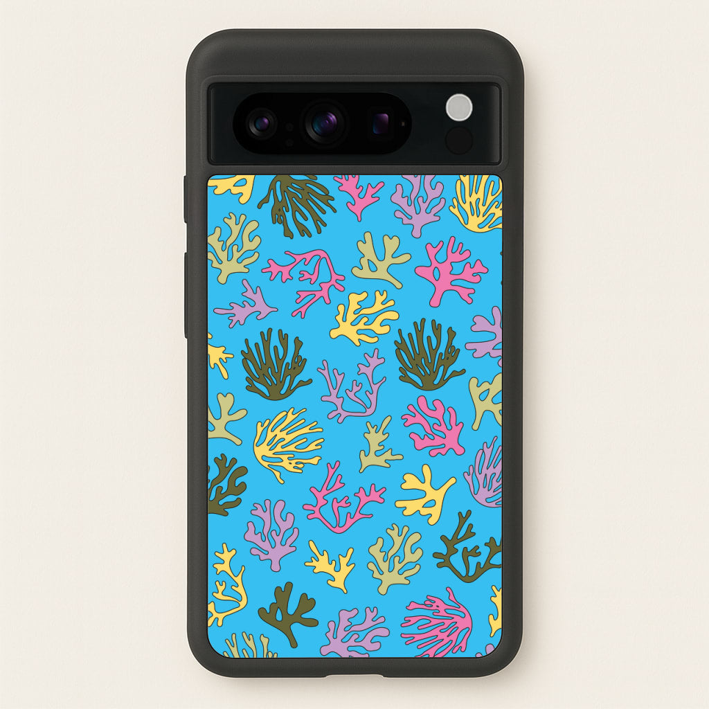 Coral Pattern - Sealife - Sealife Phone Case for Google Pixel 8 Pro
