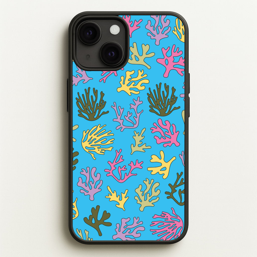 Coral Pattern - Sealife - Sealife Phone Case for iPhone 13 Mini