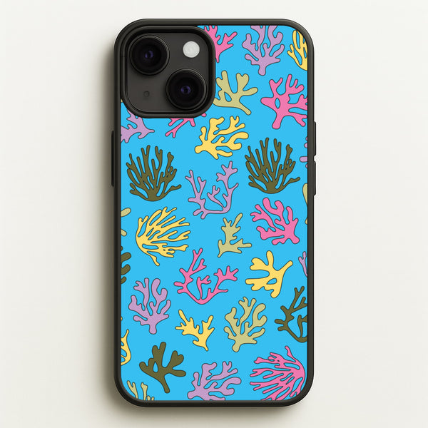 Coral Pattern - Sealife - Sealife Phone Case for iPhone 13 Mini