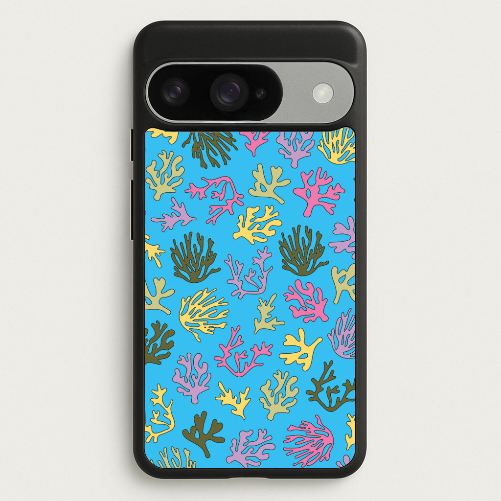 Coral Pattern - Sealife Phone Case for Google Pixel 10 / 10 Pro