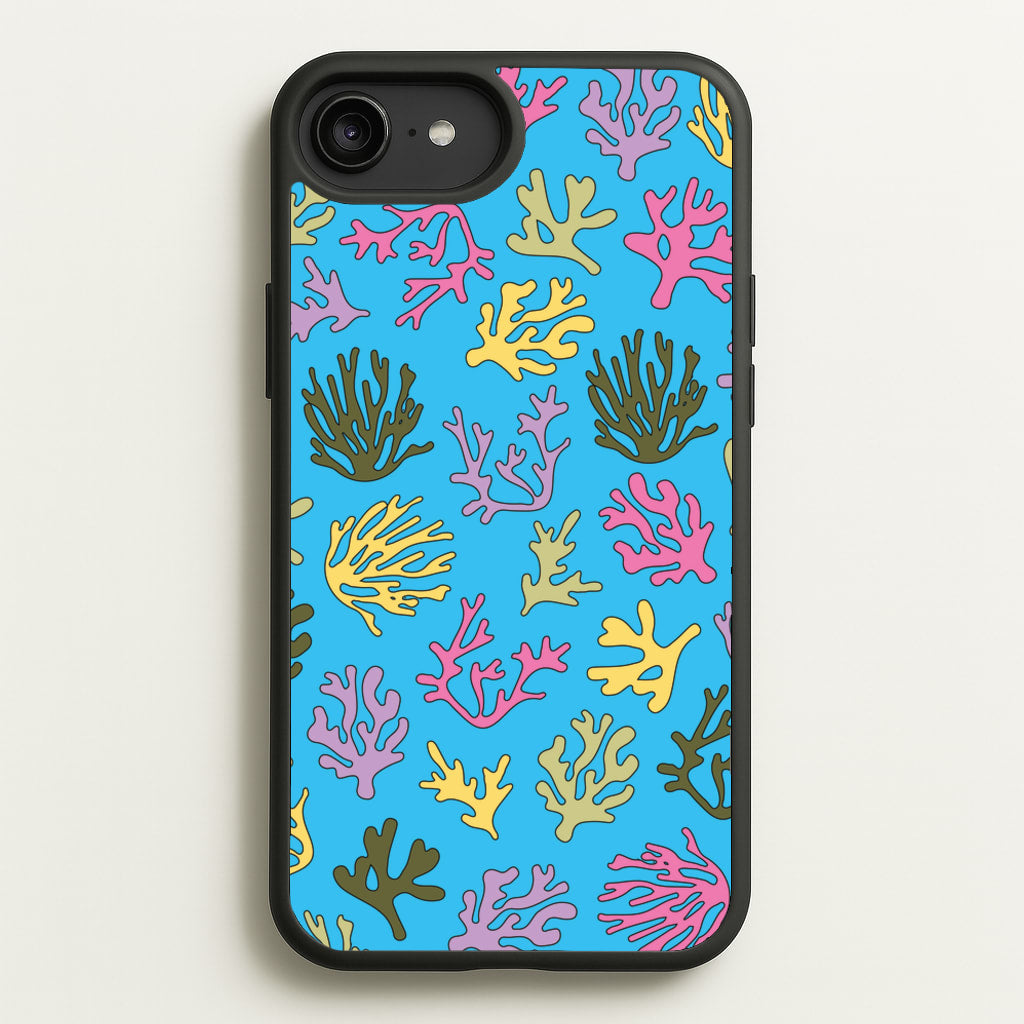 Coral Pattern - Sealife - Sealife Phone Case for iPhone 6 Plus / 7 Plus / 8 Plus