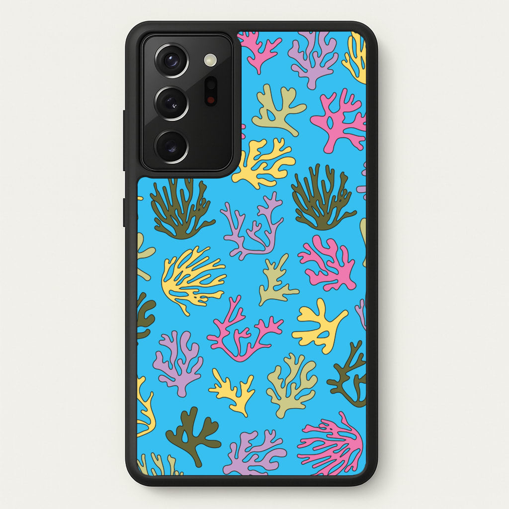 Coral Pattern - Sealife - Sealife Phone Case for Galaxy Note 20 Ultra