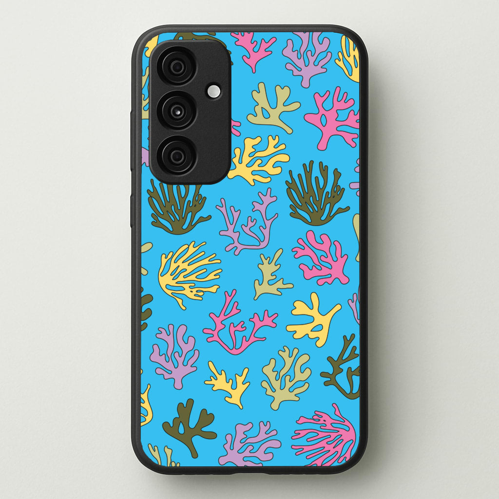 Coral Pattern - Sealife - Sealife Phone Case for Galaxy A55