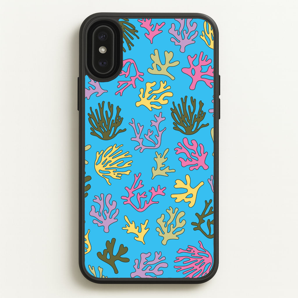 Coral Pattern - Sealife - Sealife Phone Case for iPhone XS Max