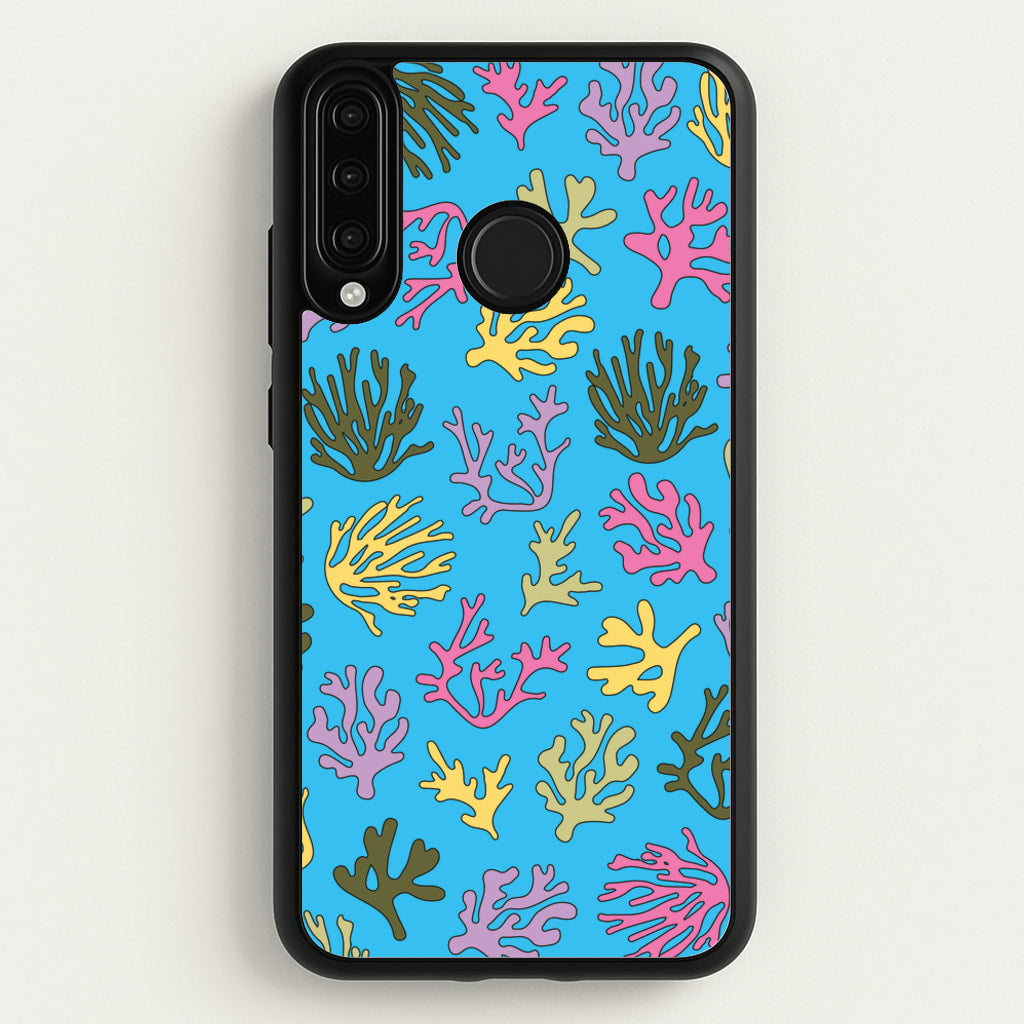Coral Pattern - Sealife - Sealife Phone Case for Huawei P30 Lite