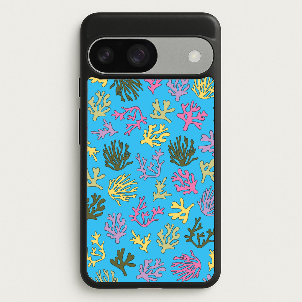Coral Pattern - Sealife - Sealife Phone Case for Google Pixel 9 / 9 Pro