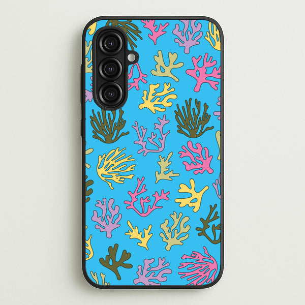 Coral Pattern - Sealife - Sealife Phone Case for Galaxy A16