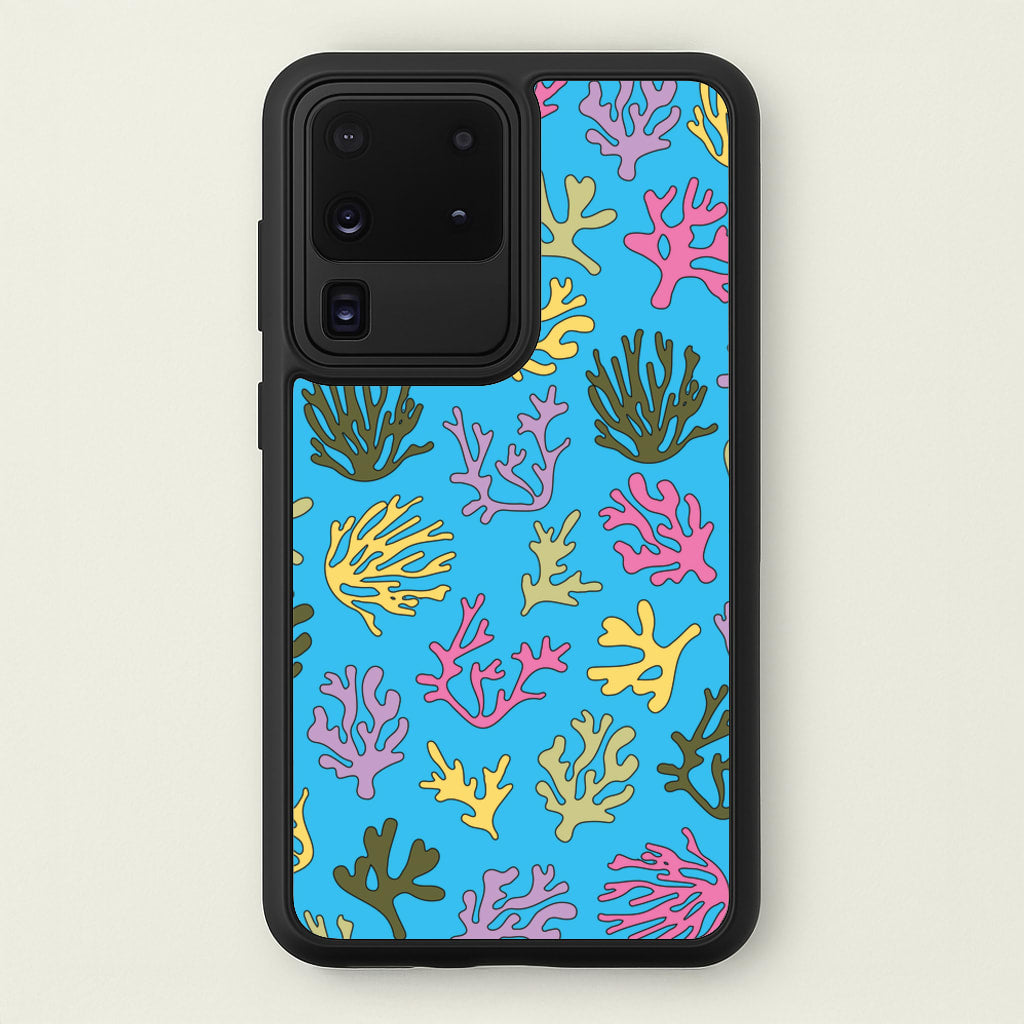 Coral Pattern - Sealife - Sealife Phone Case for Galaxy S20 Ultra