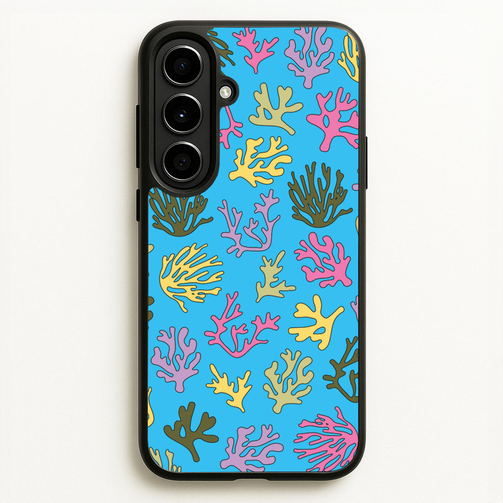 Coral Pattern - Sealife - Sealife Phone Case for Galaxy A56