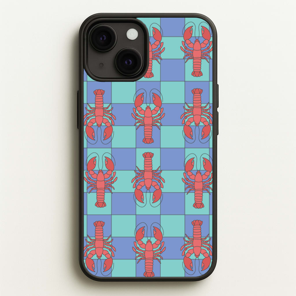 Lobster Pattern - Sealife - Sealife Phone Case for iPhone 13 Mini