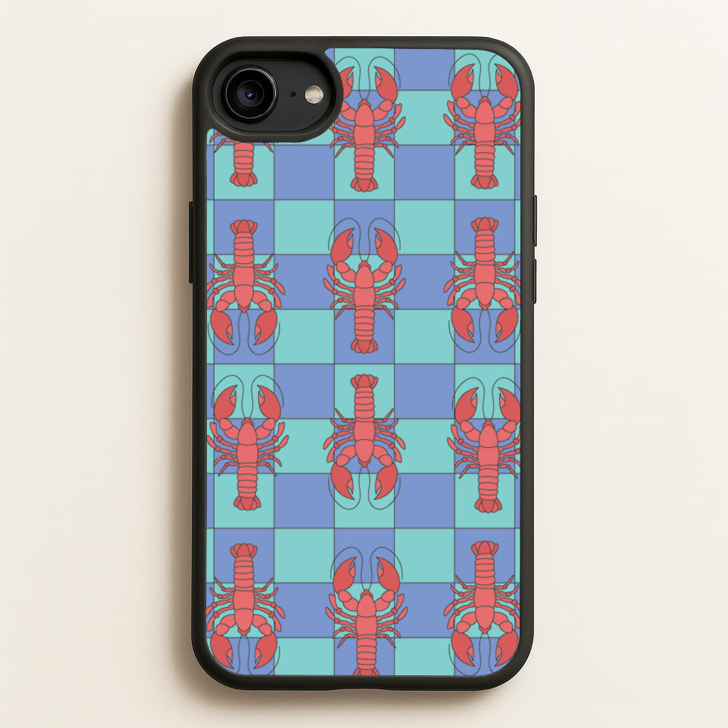 Lobster Pattern - Sealife - Sealife Phone Case for iPhone 6 / 7 / 8 / SE