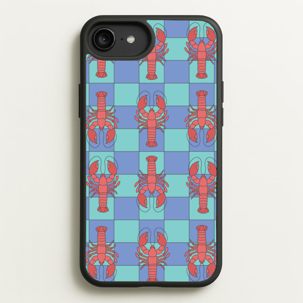Lobster Pattern - Sealife - Sealife Phone Case for iPhone 6 Plus / 7 Plus / 8 Plus