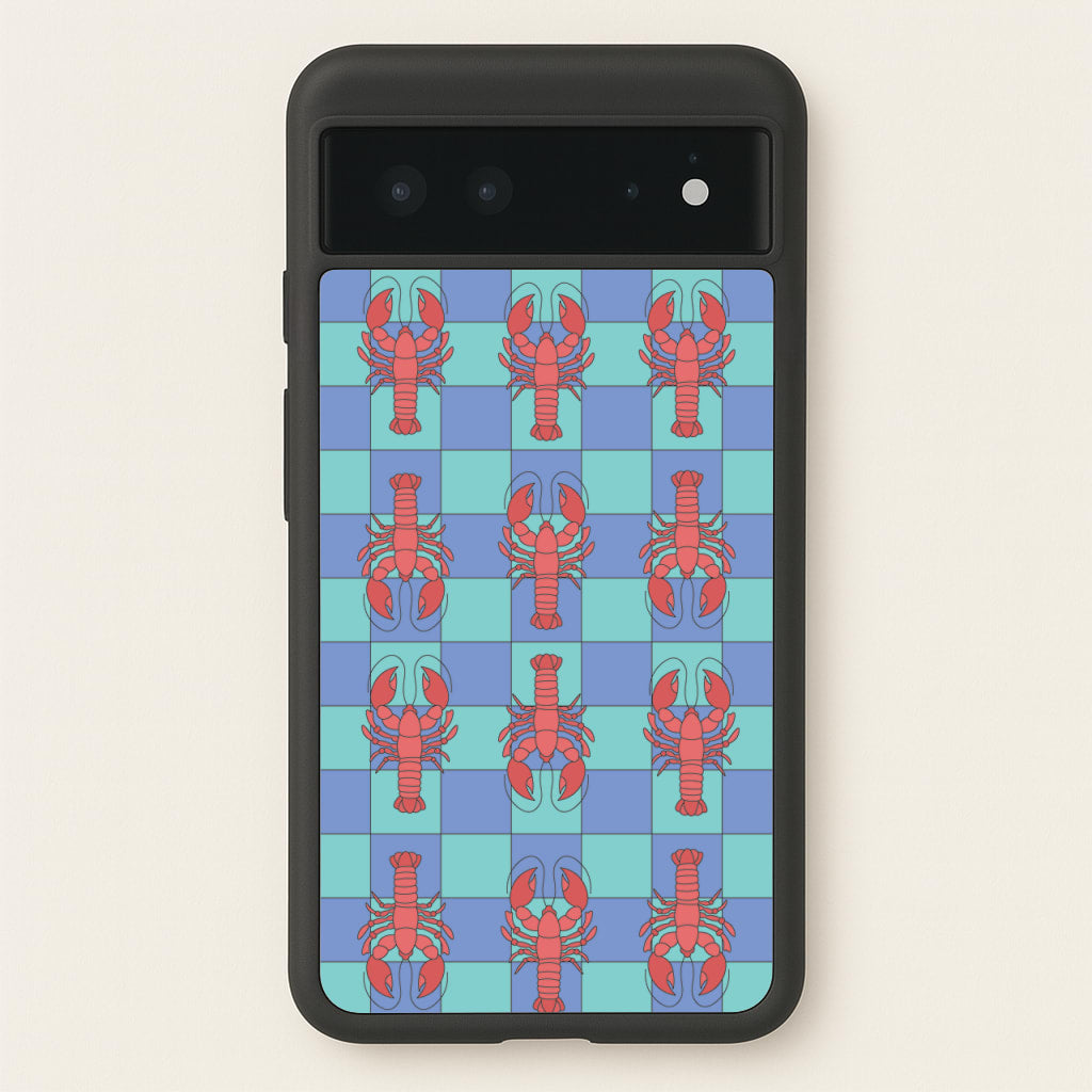 Lobster Pattern - Sealife - Sealife Phone Case for Google Pixel 6
