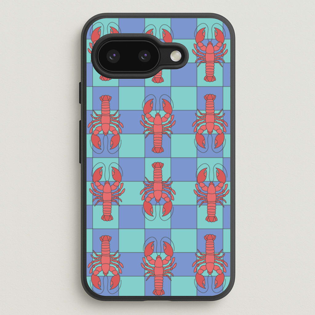 Lobster Pattern - Sealife - Sealife Phone Case for Google Pixel 9a